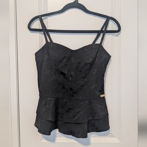 Black Peplum Top